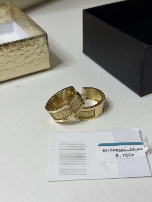 Золотые серьги (Италия), 585 проба, 8,75 г