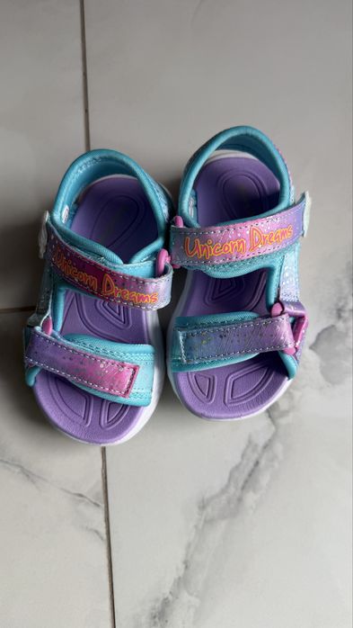 Sandale skechers fetita cu luminite