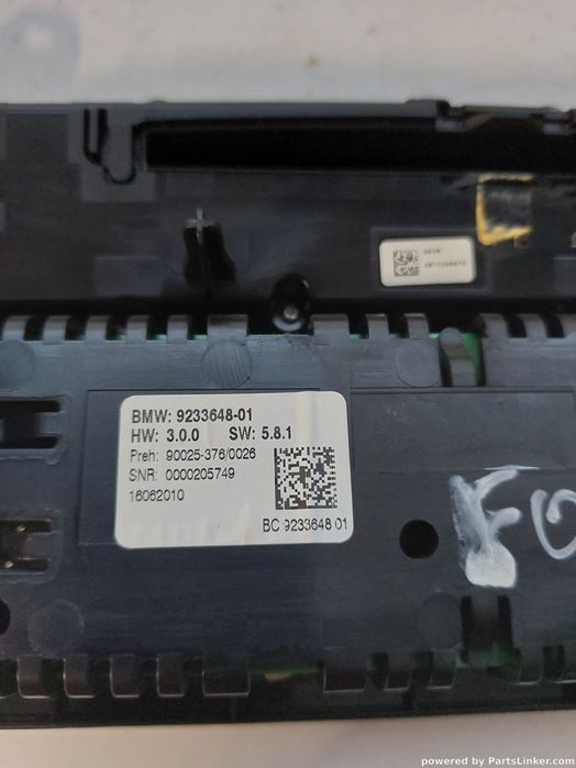 Panou Clima Bmw 5 Vi Gran Turismo (F07) [ 2009 - 2017 ] Oem 923364801