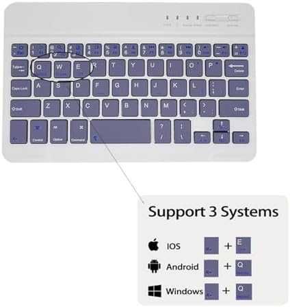 Нов Магнитен калъф с отделяема клавиатура за Galaxy Tab A9 8.7 таблет