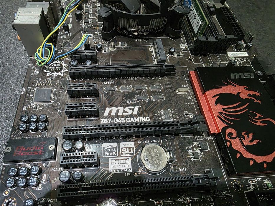 Kit placa de baza msi z87-G45 Gaming+procesor +cooler+4gb de rami