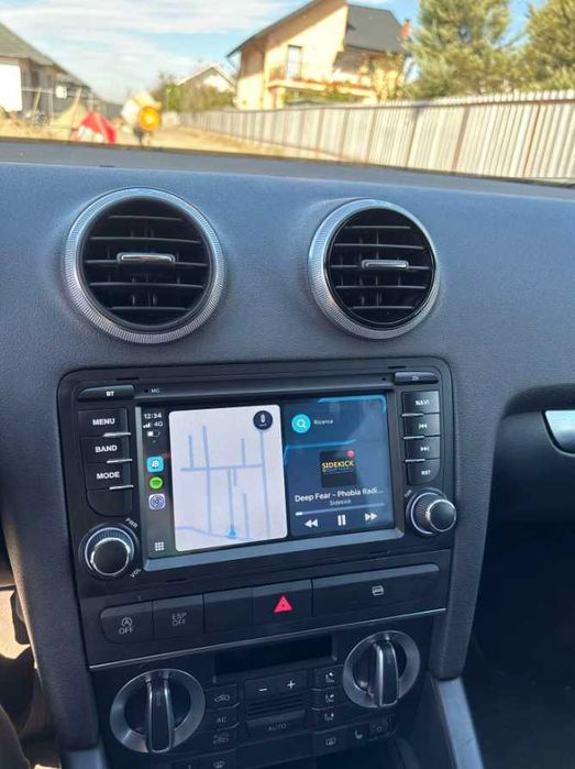 Navigație Android 15 Audi A3 4GB RAM – CarPlay, Android Auto, QLED
