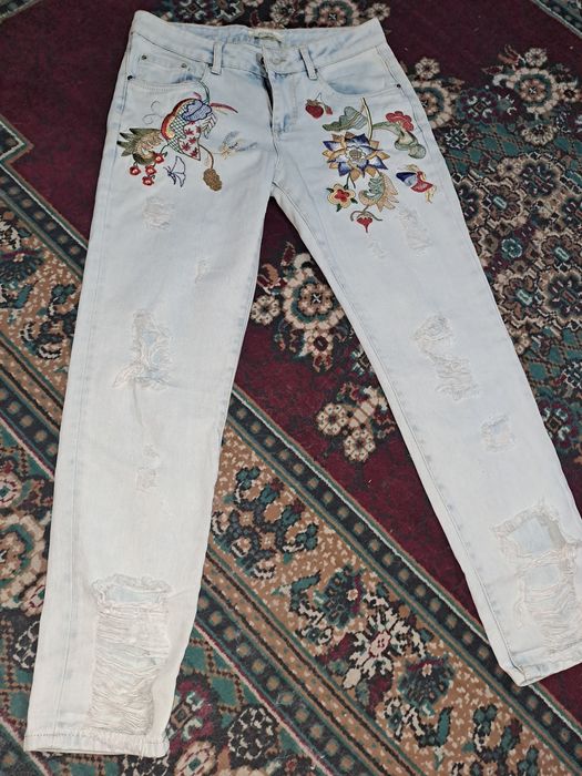 Брюки джинсы  женские