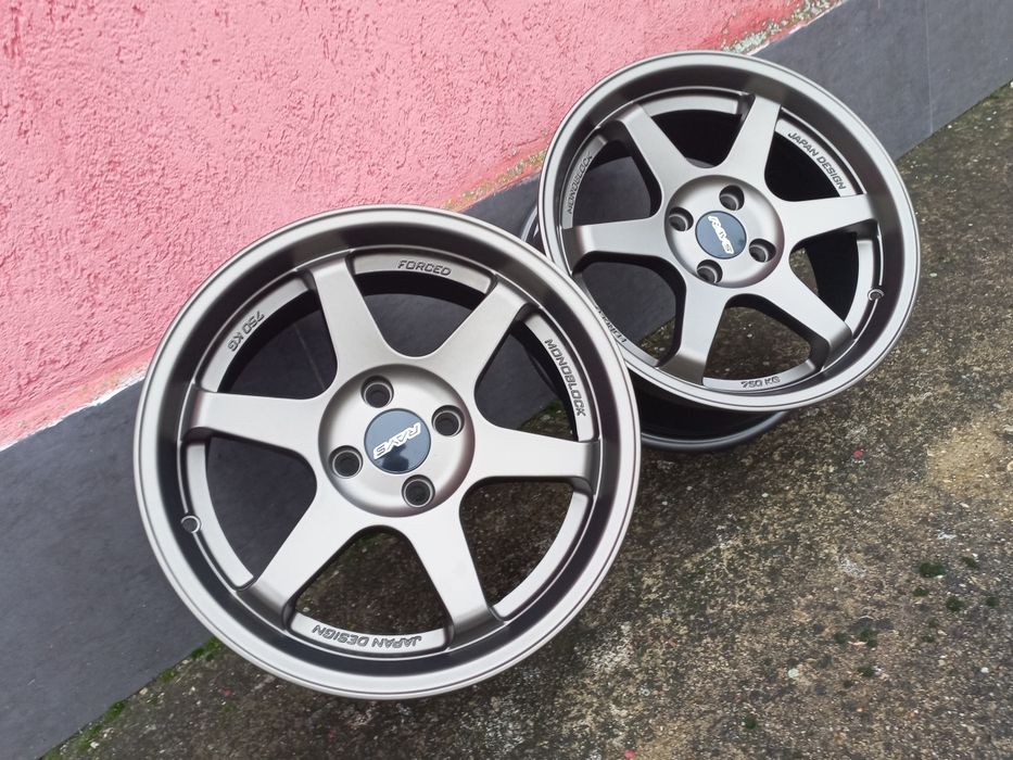 16"4x100 Rays T37 Volk Racing Opel Honda Suzuki Bmw e30 vw Golf Black Матт Бронз
