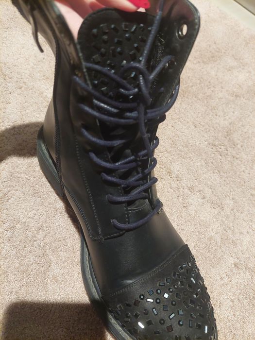 Боти от естествена кожа, 38 номер