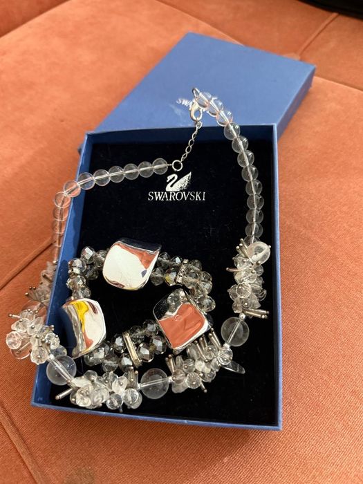 Комплект Swarovski (браслет и колье)