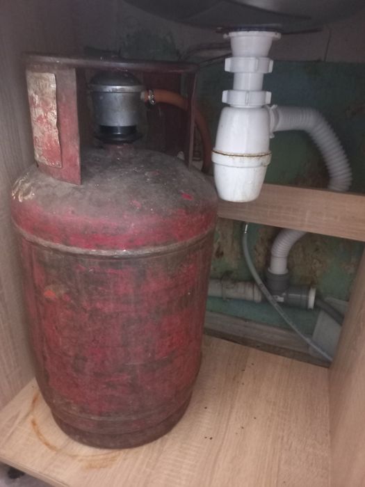 Газовый балон. Маленки