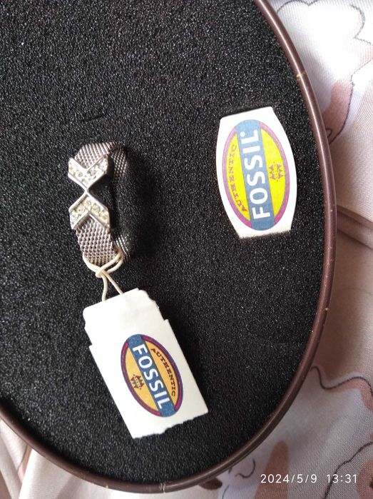 Fossil сребърни бижута, сребърен комплект Capri