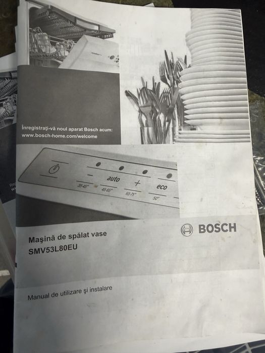 Masina de spalat vase incorporabila Bosch SMV53L80EU