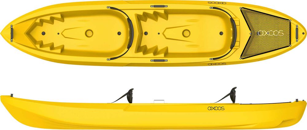 Caiac Tandem Sit-on-Top - Stabil, durabil și ideal pt. agrement