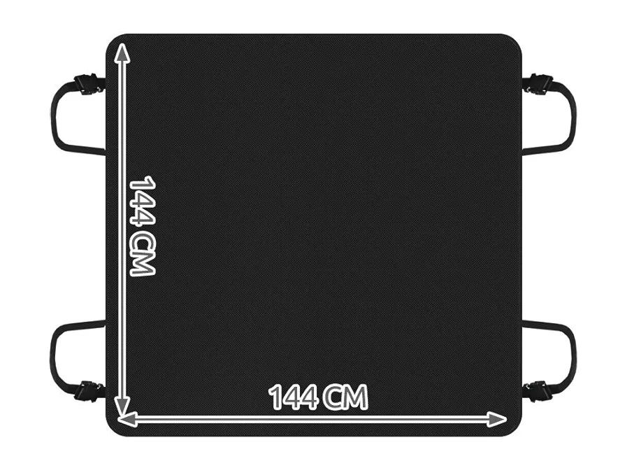 Калъф за кола за куче – водоустойчив калъф за седалка 144x144 см