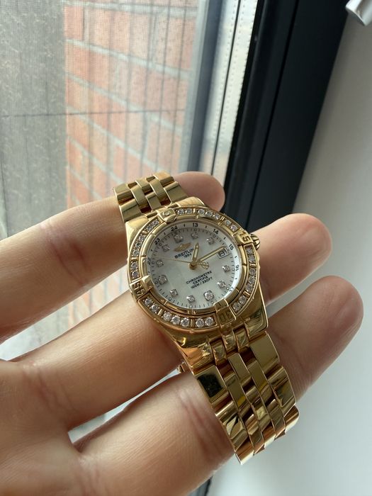 Breitling Starliner fulll GOLD 18k Diamonds