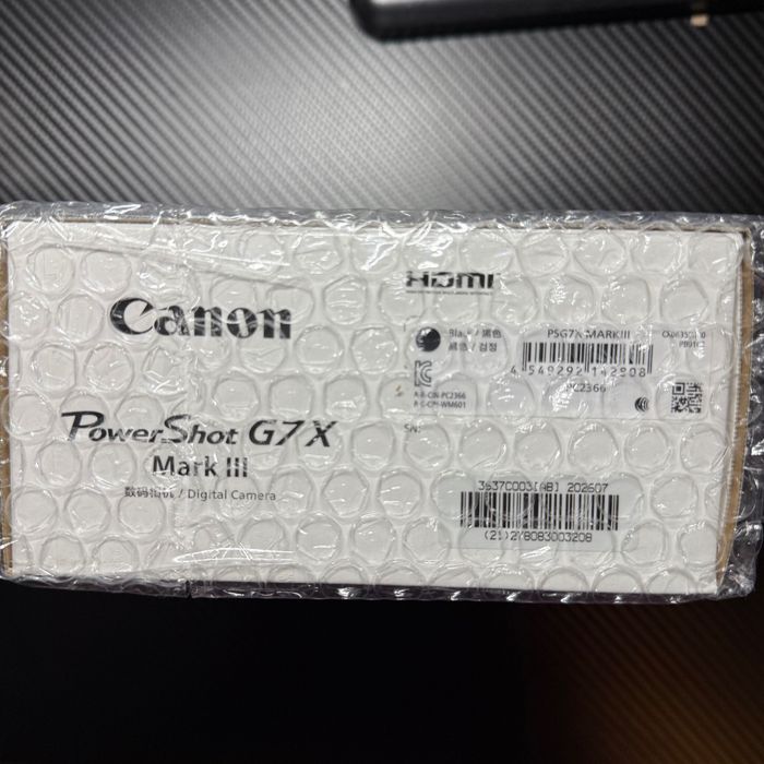 Canon PowerShot G7 X Mark III - чисто нова, все още неразопакована