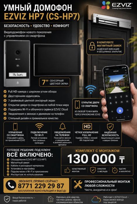 Видеонаблюдение видео Домофон