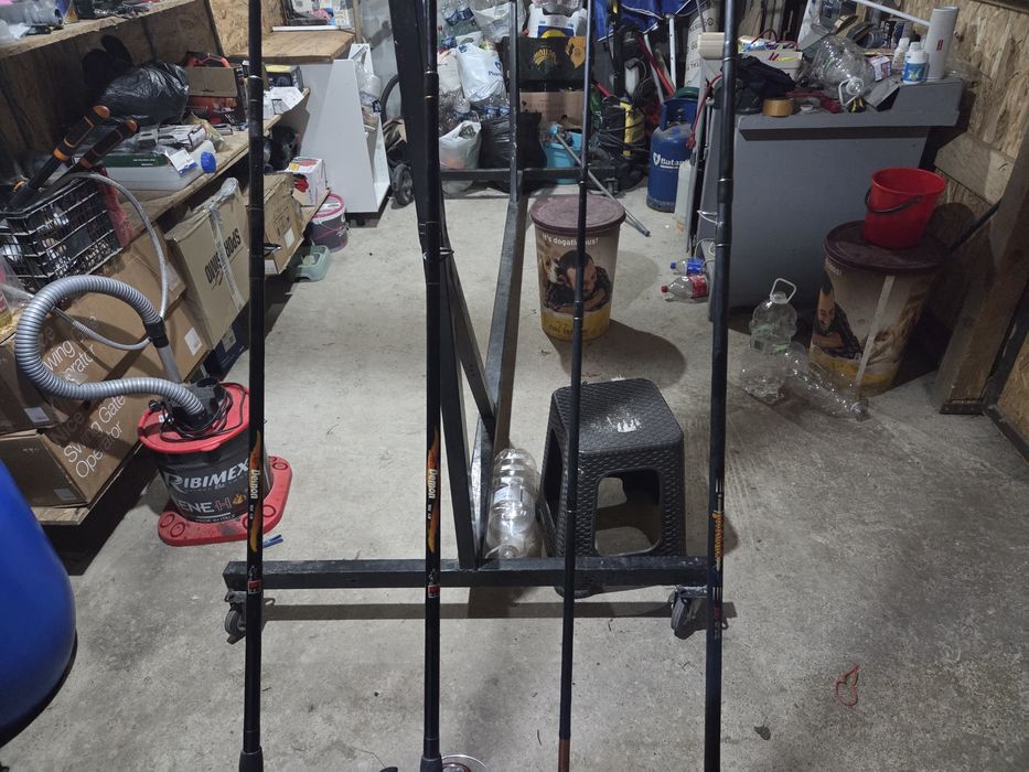 Set lansete pescuit DAM Demon / Gold Shark / Avers Spin + mulinete