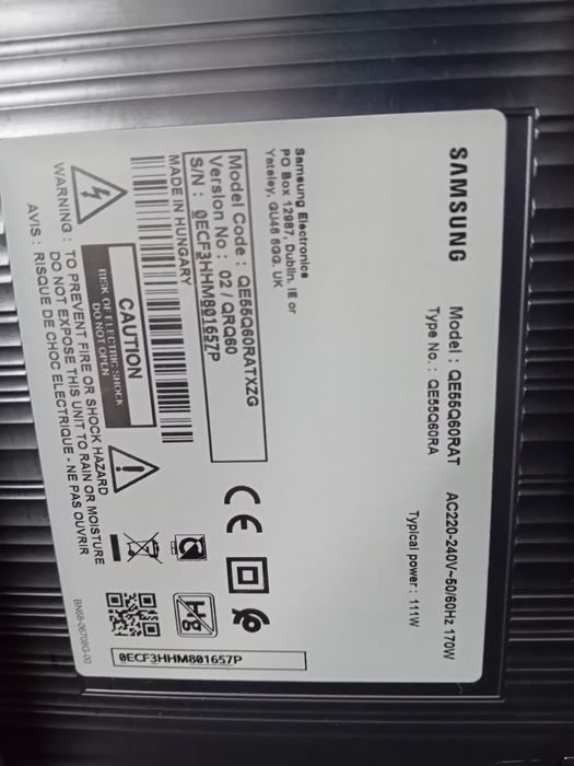 Телевизор Samsung Smart Qled 55 инча