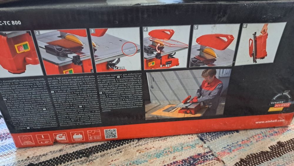 Mașina de tăiat gresie și faianță made în Germania