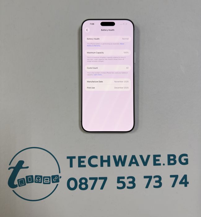 iPhone 17 Pro Max 256GB Silver 100%