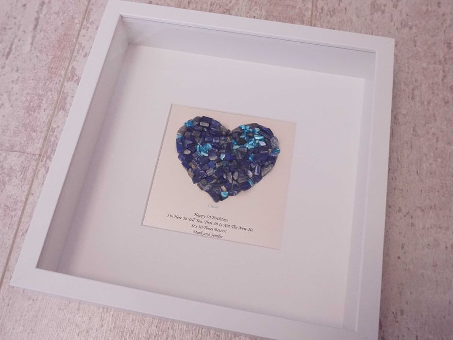 Рамка Лапис, Подарък за жена, Подарък Кръщене, Подарък Младоженци, Лъв