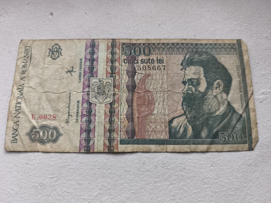 Bancnota 500 lei an 1992