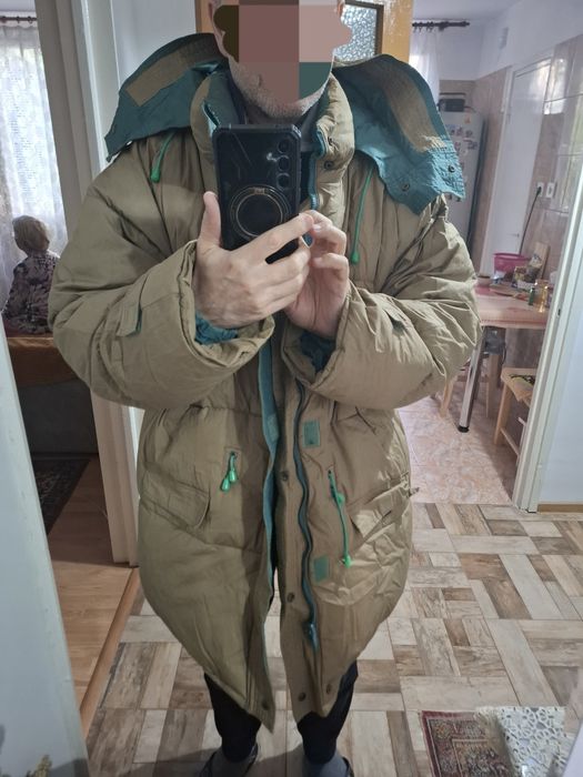 Canadiana, geaca cu puf natural