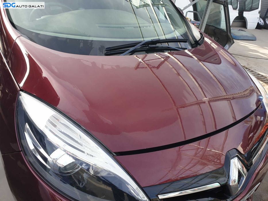 Capota Motor Renault Scenic 3 Facelift 2009 - 2016 Culoare TENNM Grenat Medium Red [K0488]