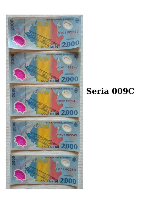 bacnote consecutive de 200 lei eclipsa colectie