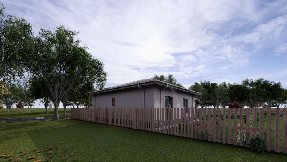 Casă nouă parter Corbeanca, 3 camere, lângă lac, S=400 mp