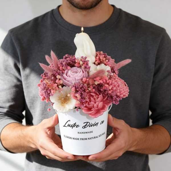 Соев ароматен букет със зайче