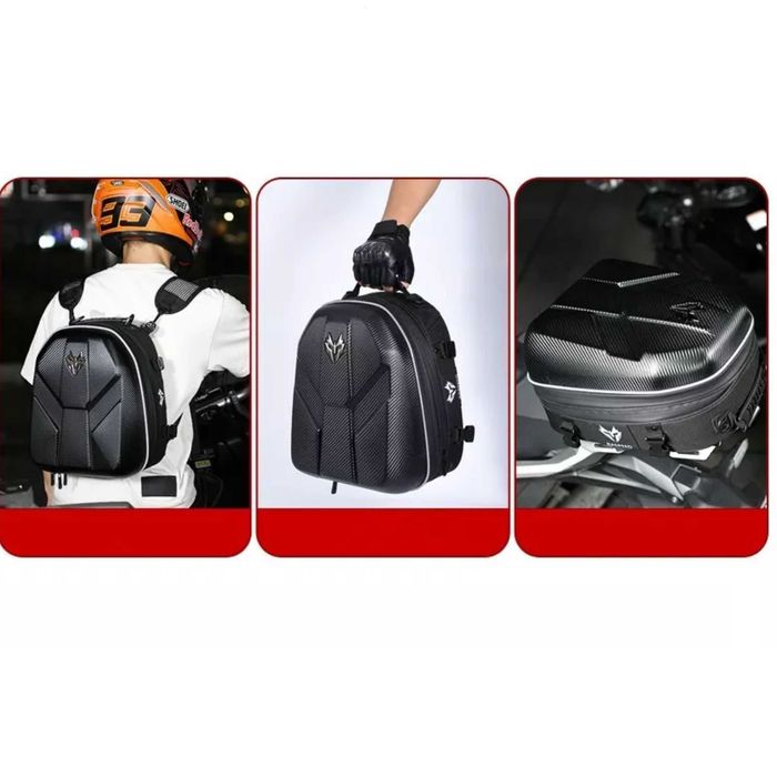 Мото Раница, Чанта за моторист, Раница за мотор, 28см