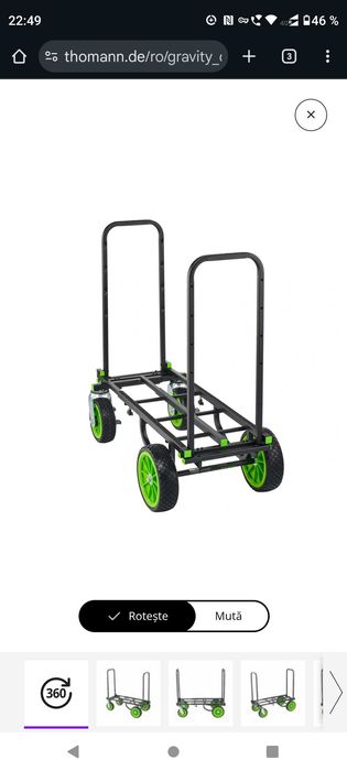 Carucior de transport Gravity cart L 01 B