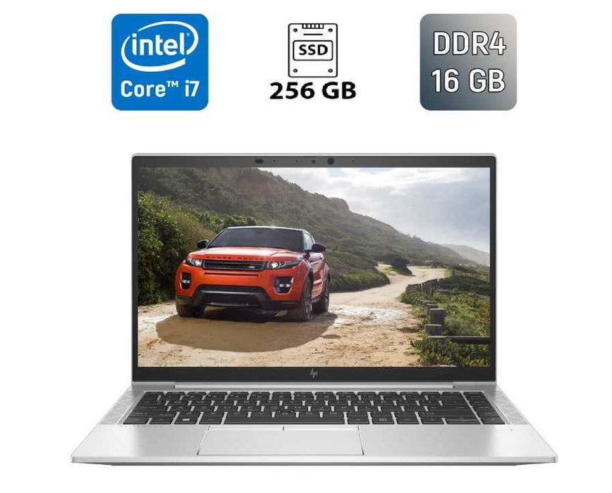 HP EliteBook 14"FHD IPS, Core i7 1185G7, 16Gb RAM, 256Gb SSD, WiFi, BT