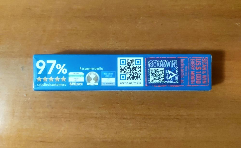 Продам термопасту mx4 4гр новая