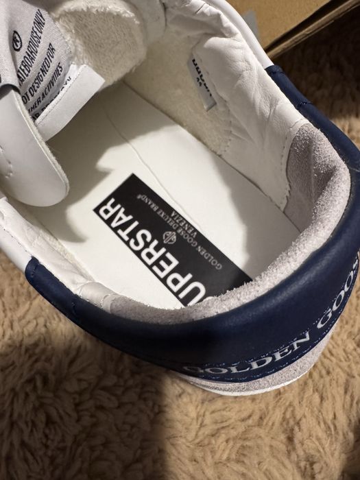 golden goose superstar navy