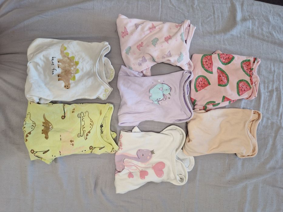 Бодита с къс ръкав 92, комплект 7бр