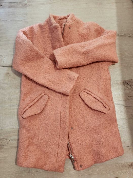 Розово  палто зимно