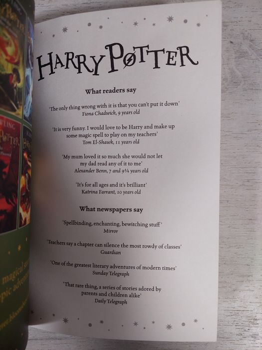 книги Harry Potter в оригинале