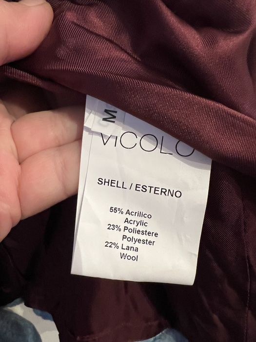 Италианско палте VICOLO-Teddy bear