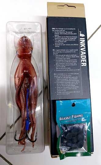 Примамка октопод за морски риболов - InkVader Octopus Jig 250g