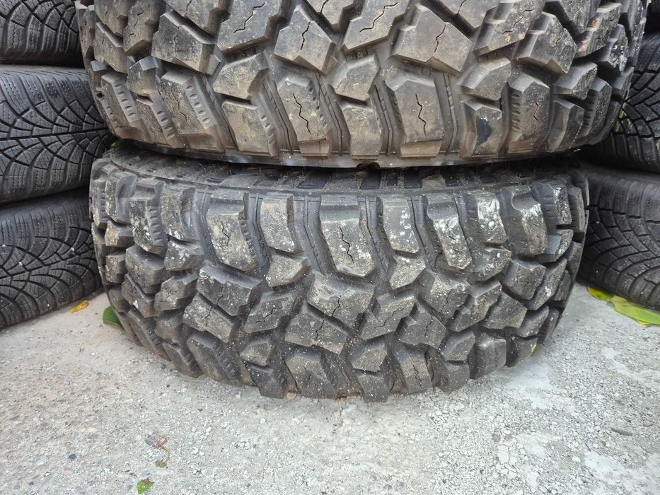 4 ROTI Jante + Anvelope 5x139.7 - SUZUKI Vitara Mitsubishi Pajero - 31X10.50R15 - Anvelope NOI M/T M+S NOI !