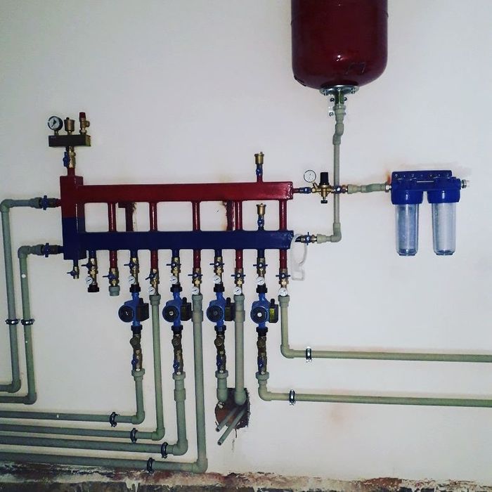 Отопление монтаж