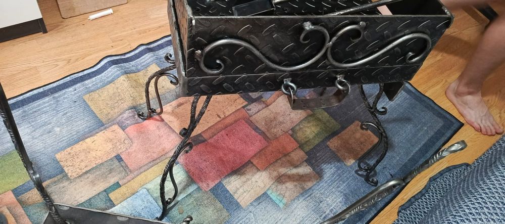 Мангал из метала складной (чемодан)