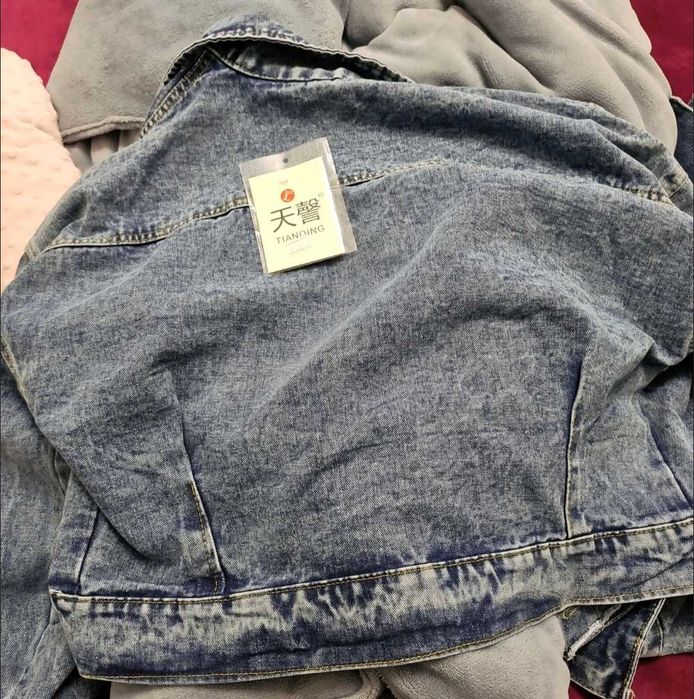 джинсовая куртка оверсайз