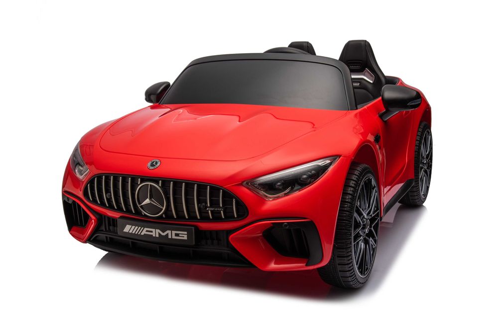 Masinuta electrica pentru 2 copii Mercedes SL63, 4x 40W, 12V 10Ah RED