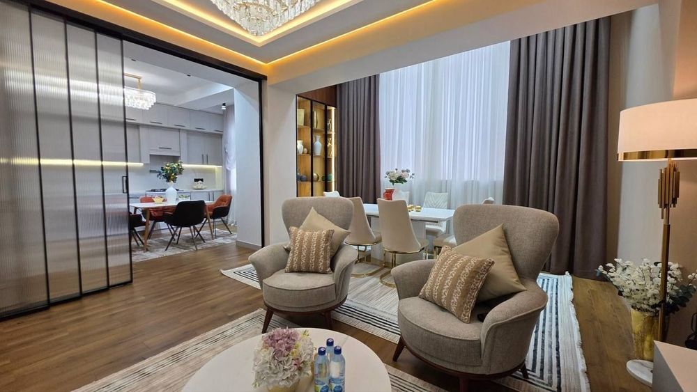 Жк Parisien 4х-комнатная 123м2 Евроремонт