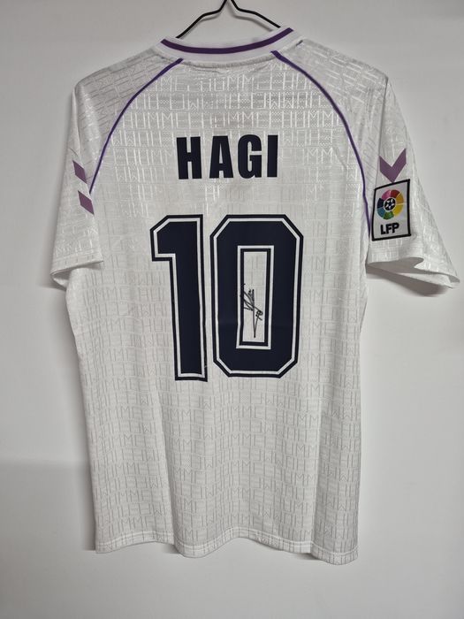 Gheorghe Hagi Real Madrid tricou cu autograf