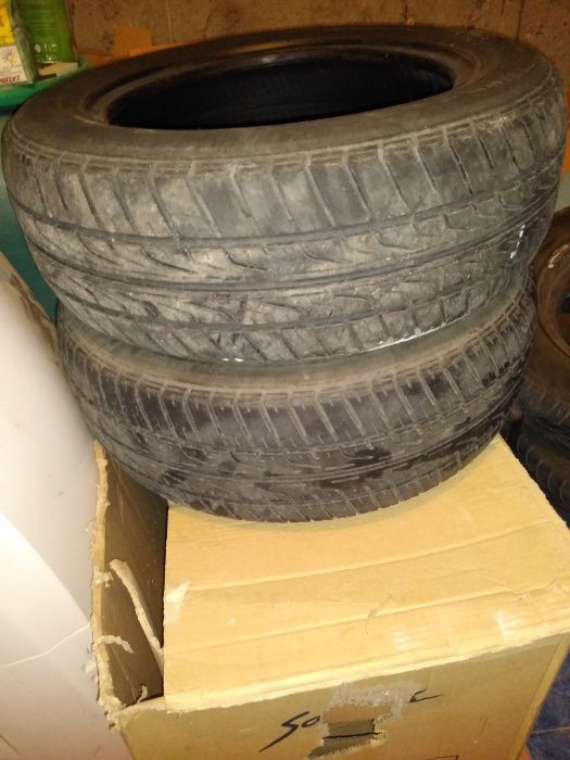 2 броя оригинални летни гуми 185 -14 цола KUMHO-ПЕРФЕКТНИ ЗА РЕЗЕРВНИ