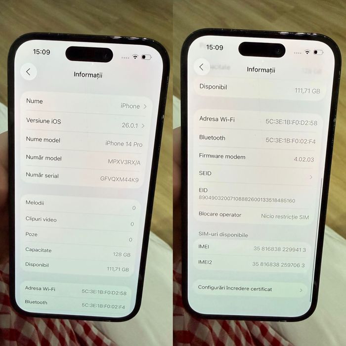 iPhone 14 Pro 128GB Space Black