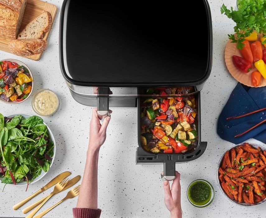 Фритюрник /Air fryer Russell Hobbs SatisFry 27681-56,2 камери, 9 л