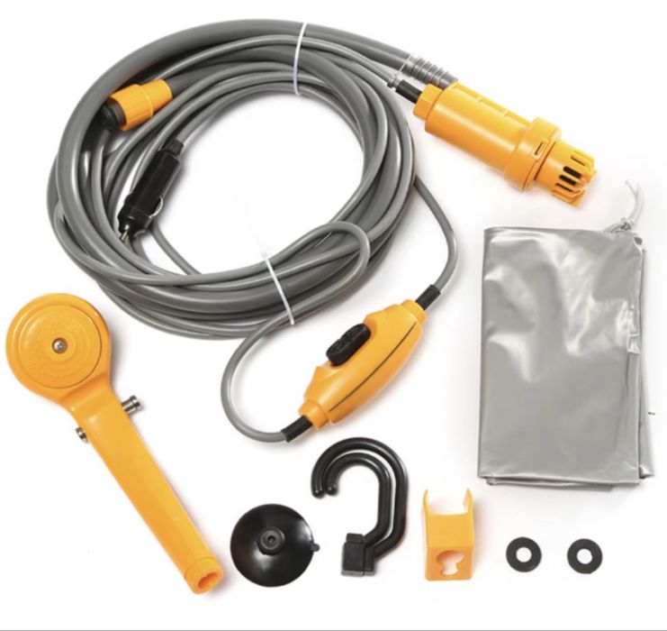 Преносим портативен душ за къмпинг, риболов, плаж и други.